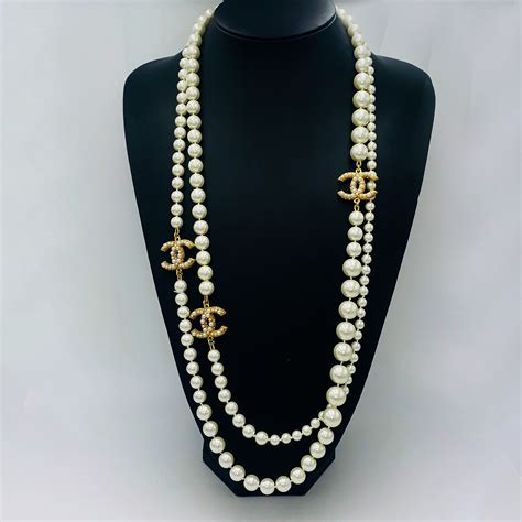 chanel vintage necklaces|authentic Chanel necklaces.